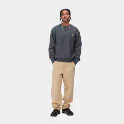 Outlet American Script Sweatshirt | Zeus Mænd Sveder
