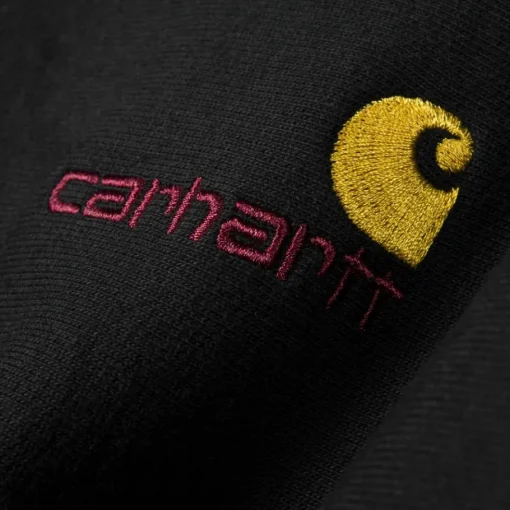 Discount American Script Sweatshirt | Sort Mænd Sveder