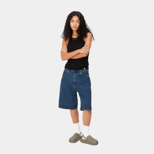 Clearance Brandon Shorts Til Kvinder | Bla (Stenvasket) Kvinder Denim