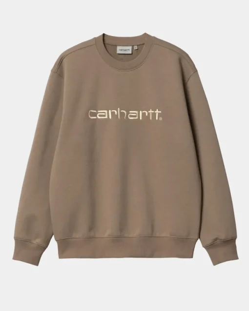 Clearance Carhartt Sweatshirt | Gren / Rattan Mænd Sveder