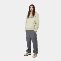 Cheap Carhartt Sweatshirt Med Haette | Beryl / Sorrent Mænd Sveder