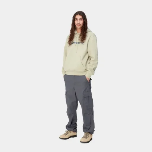 Cheap Carhartt Sweatshirt Med Haette | Beryl / Sorrent Mænd Sveder