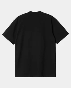 Cheap Cat Sticker T-Shirt | Sort Mænd T-Shirts Og Poloer
