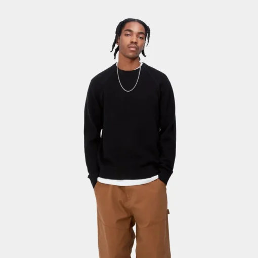 Fashion Chase Sweater | Sort Mænd Trøjer