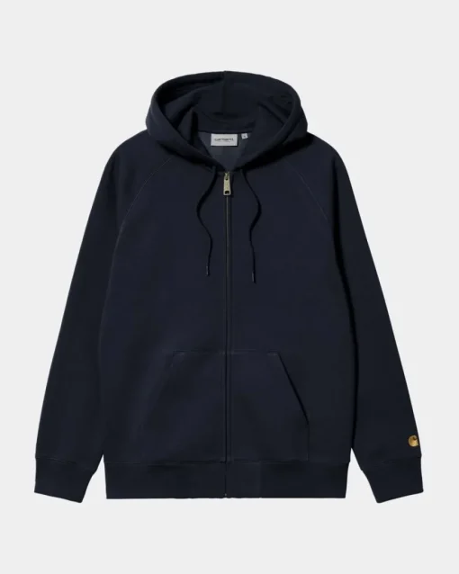 Best Sale Chase-Jakke Med Haette | Dark Navy Mænd Sveder