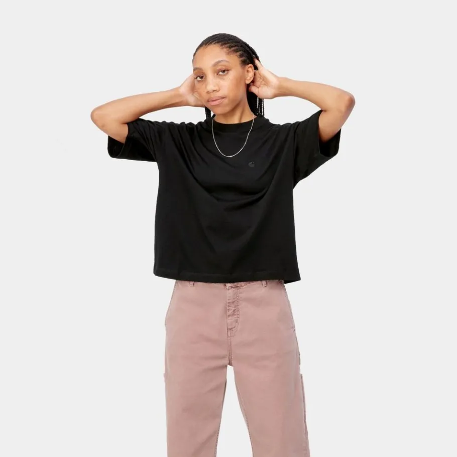 Outlet Chester T-Shirt | Sort Kvinder T-Shirts