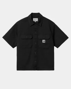 Discount Dame Craft Kortaermet Skjorte | Sort Kvinder Skjorter