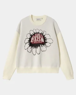 Shop Dame Pixel Flower Sweater | Voks Kvinder Sweaters & Sweatere