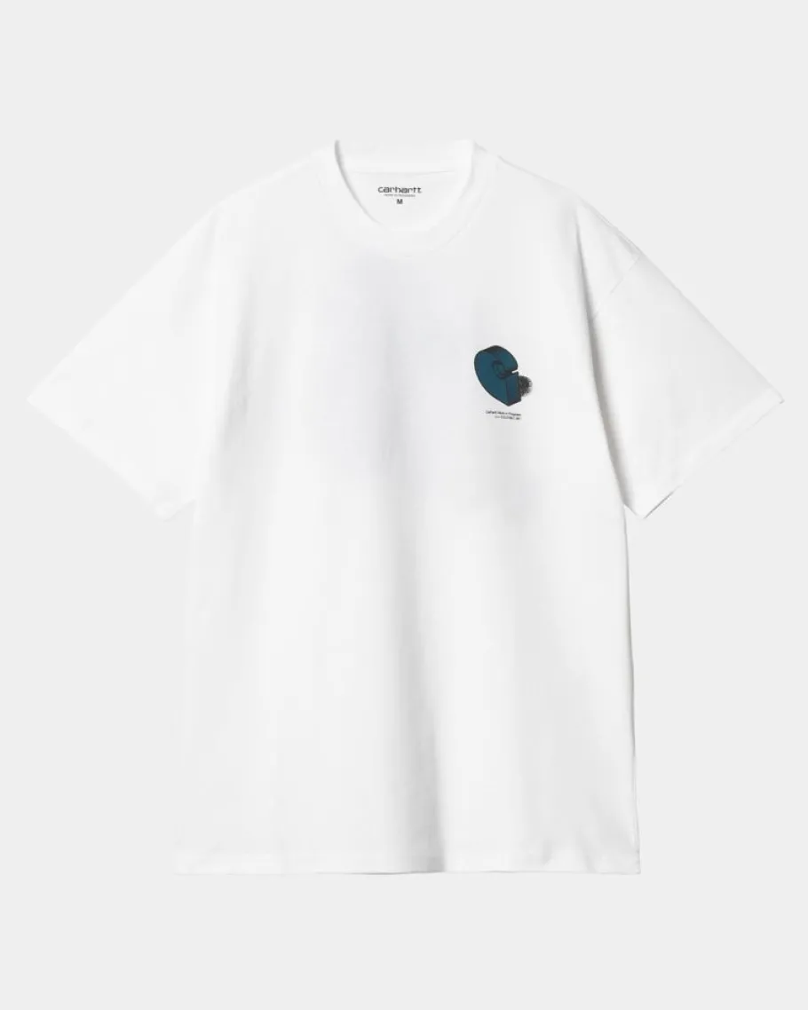 Online Diagram C T-Shirt | Hvid Mænd T-Shirts Og Poloer