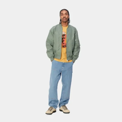 Fashion Dobbelt Knaebukser - Denim | Bla (Sten Bleget) Mænd Bukser