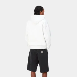 Store Drip Sweatshirt Med Haette | Hvid Mænd Sveder