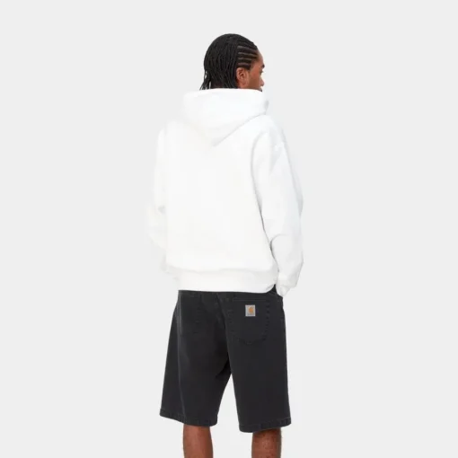 Store Drip Sweatshirt Med Haette | Hvid Mænd Sveder