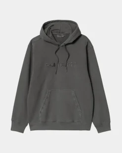 Shop Duster Sweatshirt Med Haette | Sort (Beklaedningsgenstand Farvet) Mænd Sveder