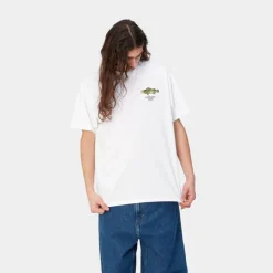 Fashion Fisk T-Shirt | Hvid Mænd T-Shirts Og Poloer