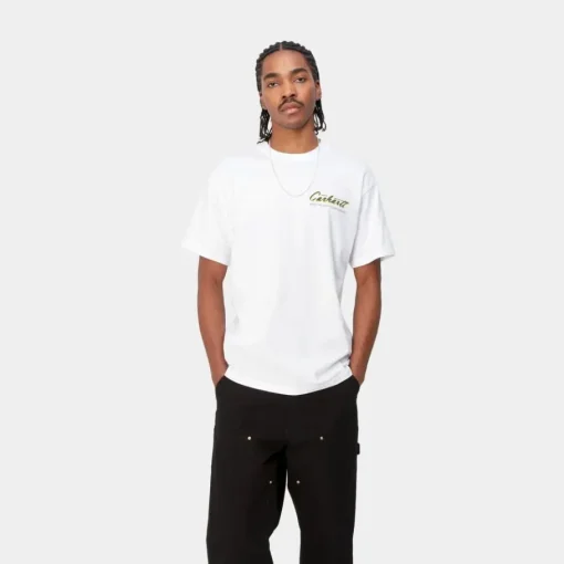 New Gront Graes T-Shirt | Hvid Mænd T-Shirts Og Poloer