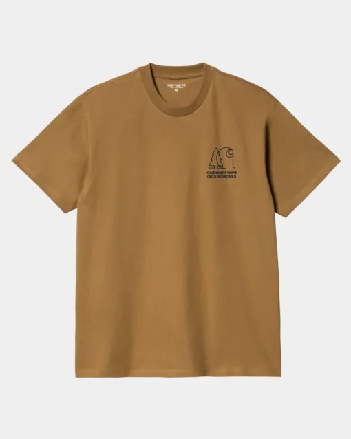 Online Groundworks T-Shirt | Hamilton Brown Mænd T-Shirts Og Poloer