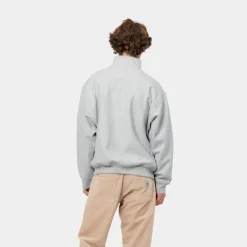 New Half Zip American Script Sweatshirt | Ask Heather Mænd Sveder