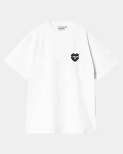 Clearance Hjerte Bandana T-Shirt | Hvid Sort Mænd T-Shirts Og Poloer