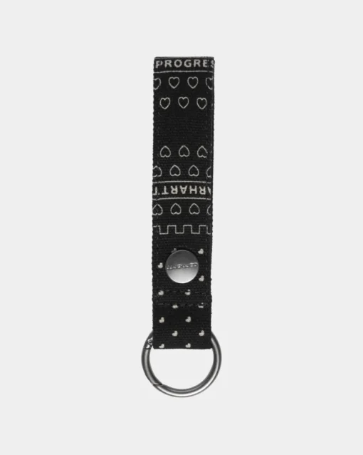Fashion Hjerte Print Bandana Nogleholder | Sort Mænd Tilbehør