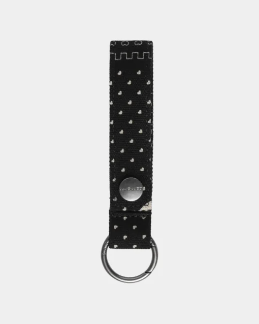Fashion Hjerte Print Bandana Nogleholder | Sort Mænd Tilbehør