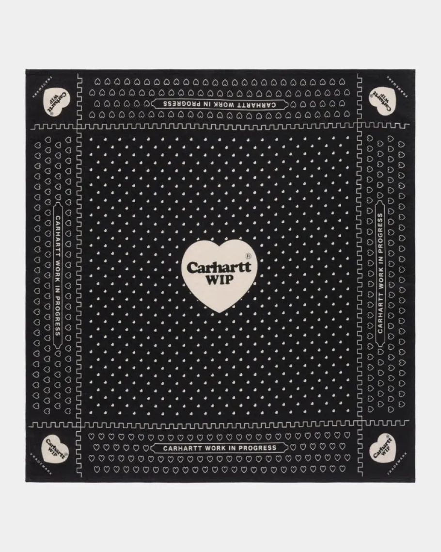 Best Hjertetryk Bandana | Sort Mænd Tilbehør