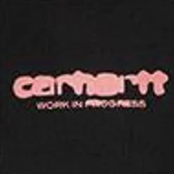 Shop Ink Bleed Sweatshirt | Sort/Pink (Stenvasket) Mænd Sveder