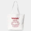 Sale Laerred Grafisk Tote | Hvid / Samba Fast Food Print Mænd Tilbehør