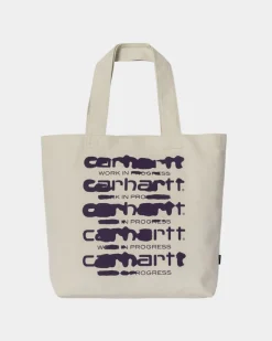 Store Laerred Grafisk Tote Stor | Wax Ink Bleed Print Tasker