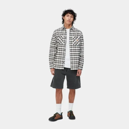 New Landon Short | Sort (Heavy Stone Vask) Mænd Denim