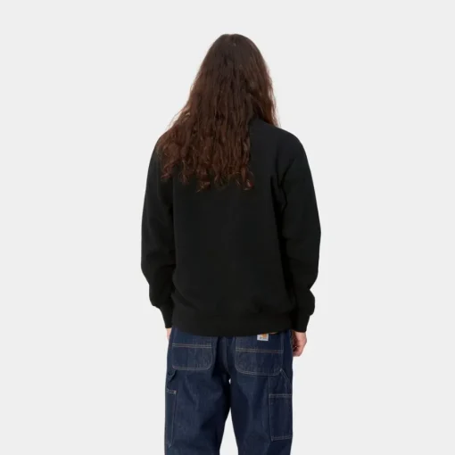 Hot Lomme Sweatshirt | Sort Mænd Sveder