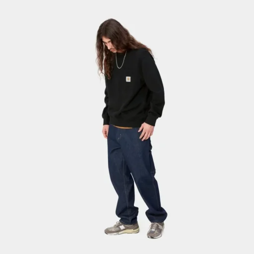 Hot Lomme Sweatshirt | Sort Mænd Sveder