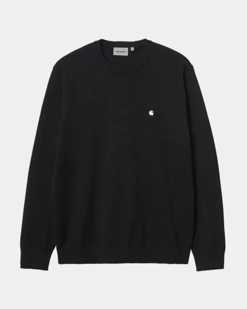 Flash Sale Madison Sweater | Sort Mænd Trøjer