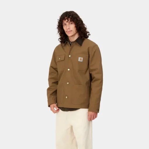 Cheap Michigan Chore Coat (Vinter) | Hamilton Brown / Tobak (Stiv) Mænd Jakker & Veste