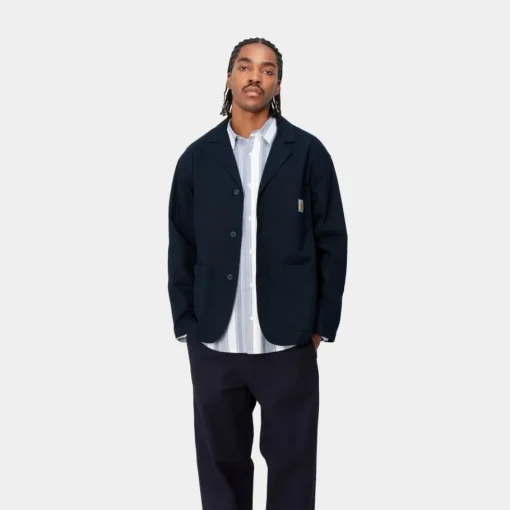 Hot Midland Blazer | Dark Navy Mænd Jakker & Veste