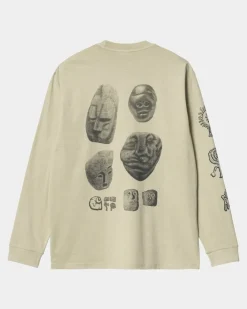 Online Mimetolith Langaermet T-Shirt | Beryl / Flint Mænd T-Shirts Og Poloer