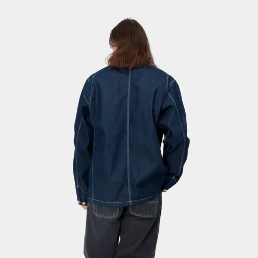Outlet Og Chore Coat (Forar) | Bla (En Vask) Mænd Denim