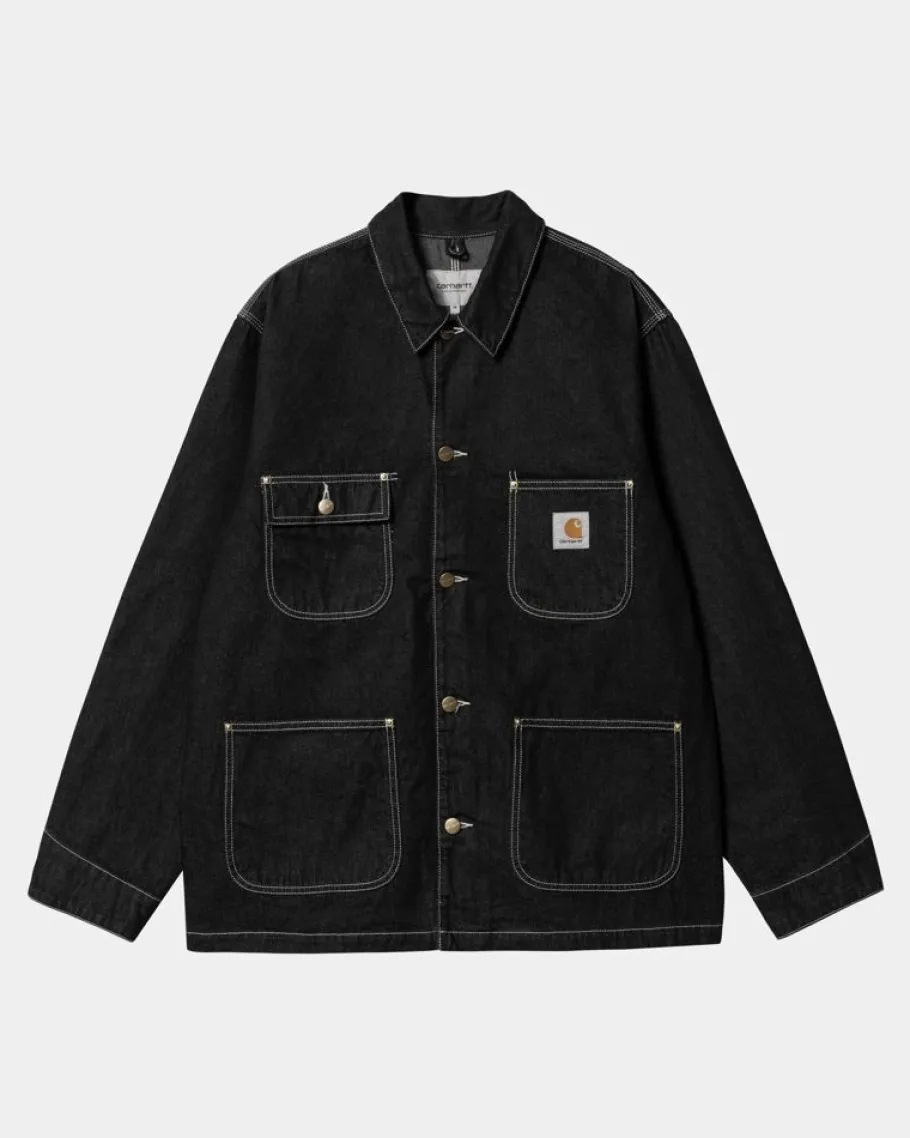 Fashion Og Chore Coat (Forar) | Sort (En Vask) Mænd Denim