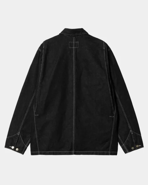Fashion Og Chore Coat (Forar) | Sort (En Vask) Mænd Denim