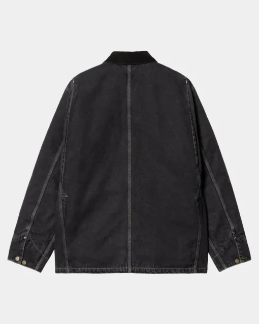 Online Og Chore Coat (Vinter) - Denim | Sort (Stenvasket) Mænd Jakker & Veste