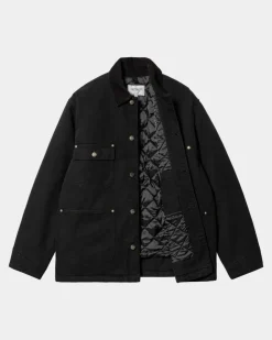 Flash Sale Og Chore Coat (Vinter) | Sort (Aeldet Laerred) Mænd Jakker & Veste