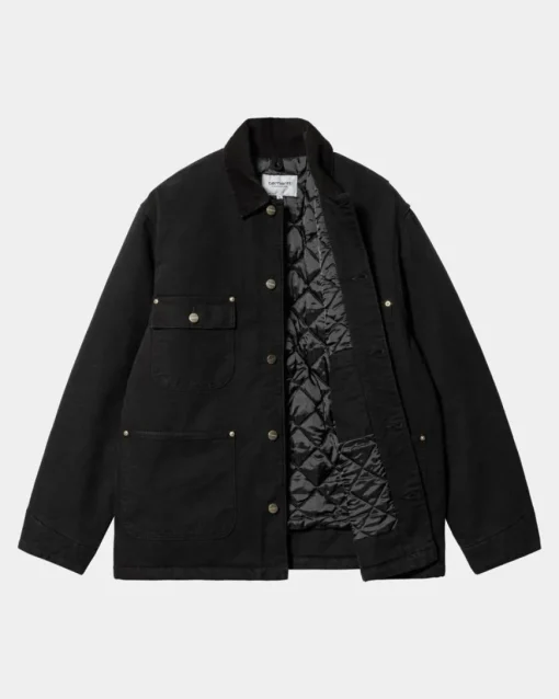 Flash Sale Og Chore Coat (Vinter) | Sort (Aeldet Laerred) Mænd Jakker & Veste