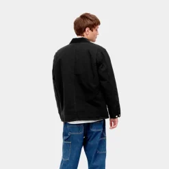 Flash Sale Og Chore Coat (Vinter) | Sort (Aeldet Laerred) Mænd Jakker & Veste