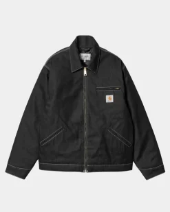 Store Og Detroit Jakke (Forar) | Sort (Stiv) Mænd Denim
