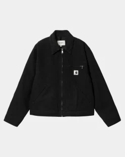 Cheap Og Detroit-Jakke Til Kvinder (Forar) | Sort Kvinder Jakker
