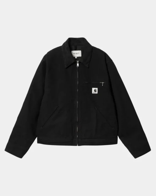 Cheap Og Detroit-Jakke Til Kvinder (Forar) | Sort Kvinder Jakker