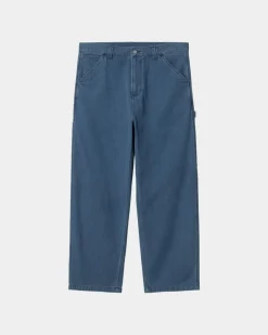 Best Og Loose Fit Single Knee Pant | Bla (Heavy Stone Vask) Mænd Bukser