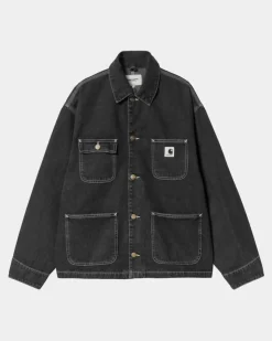 Hot Og Michigan Frakke Til Kvinder (Forar) - Denim | Sort (Stenvasket) Kvinder Jakker