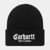Clearance Onyx Beanie | Sort Hvid Beanies