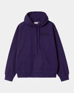 Flash Sale Onyx Script Sweatshirt Med Haette | Tyrian Mænd Sveder