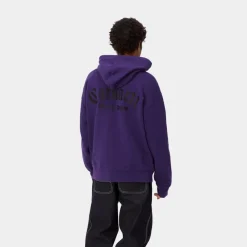 Flash Sale Onyx Script Sweatshirt Med Haette | Tyrian Mænd Sveder